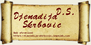 Đenadija Škrbović vizit kartica
